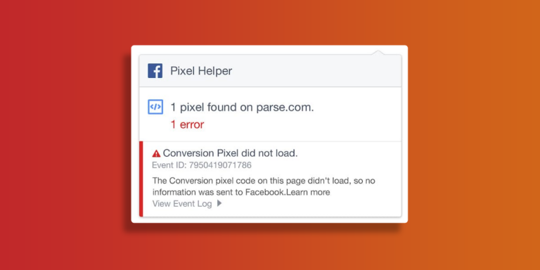 facebook-pixel-helper-error
